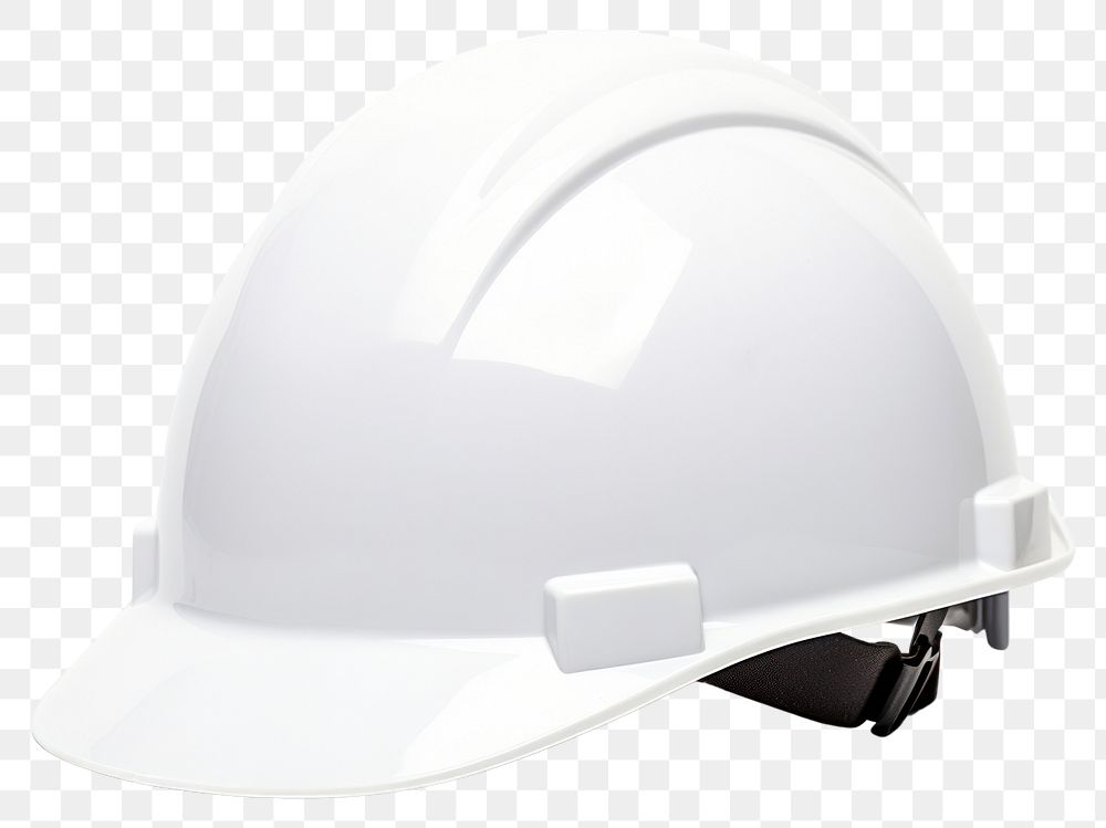 PNG  White safety helmet hardhat white background protection. AI generated Image by rawpixel.