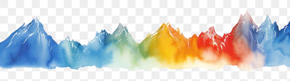 PNG Winter mountain border backgrounds nature white background.