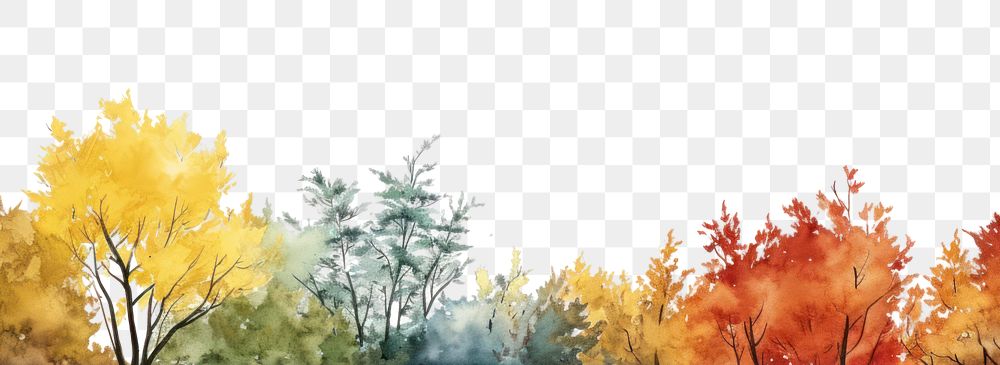 PNG Autumn nature border backgrounds outdoors forest.