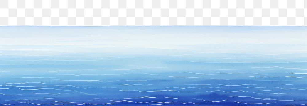 PNG Blue sea border backgrounds outdoors horizon.