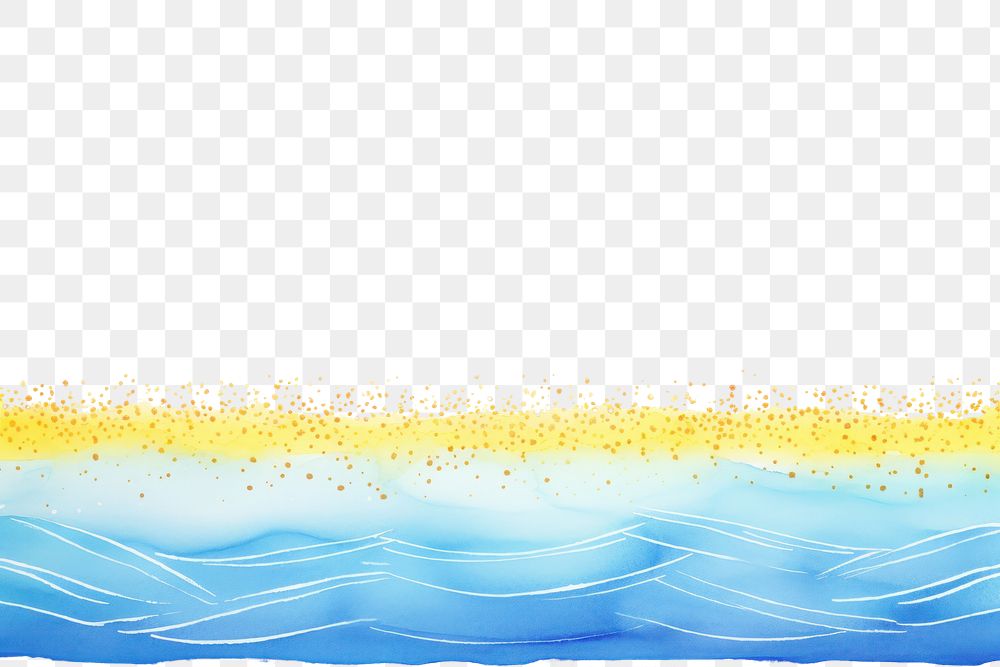 PNG Glitter sea border backgrounds outdoors nature.