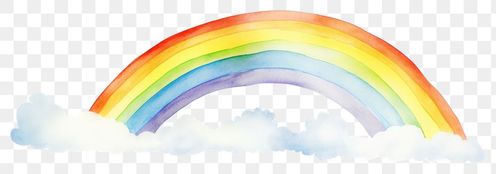PNG Rainbow and cloud border backgrounds outdoors nature.