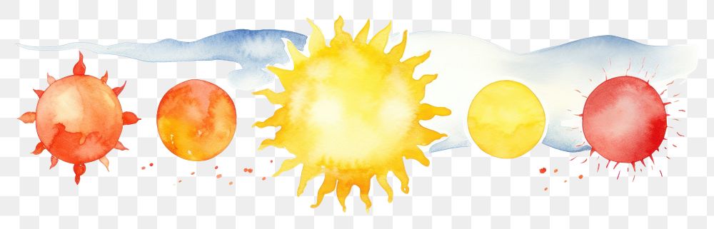 PNG Sun and sparkle border sky white background creativity.