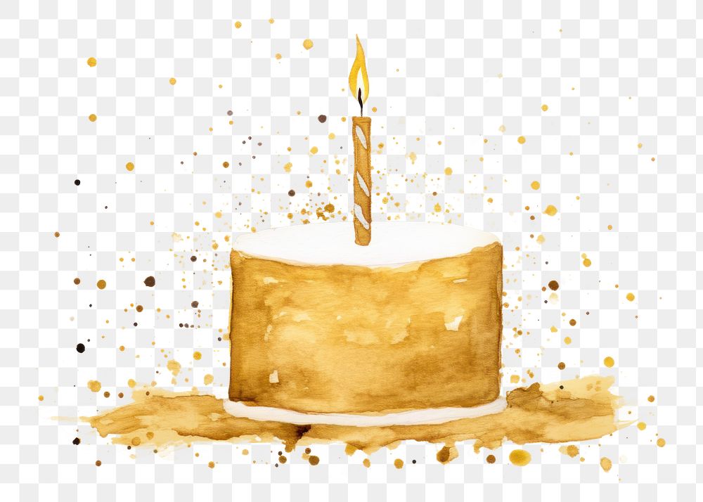 PNG  Birthday cake dessert candle food. AI generated Image by rawpixel.