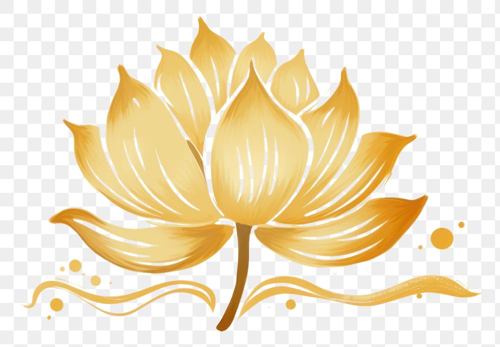 PNG  Lotus pattern flower plant. AI generated Image by rawpixel.