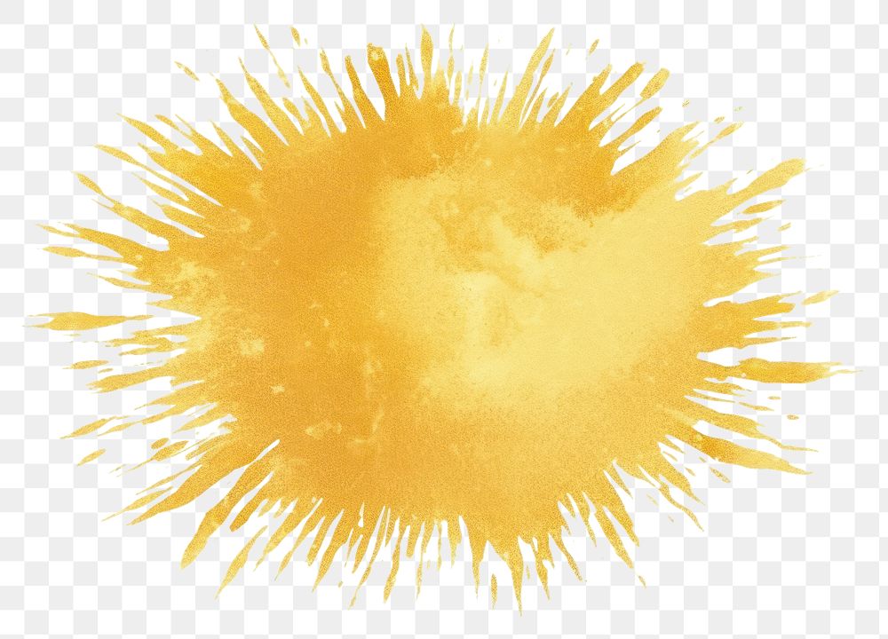 PNG  Sun backgrounds gold ink. AI generated Image by rawpixel.
