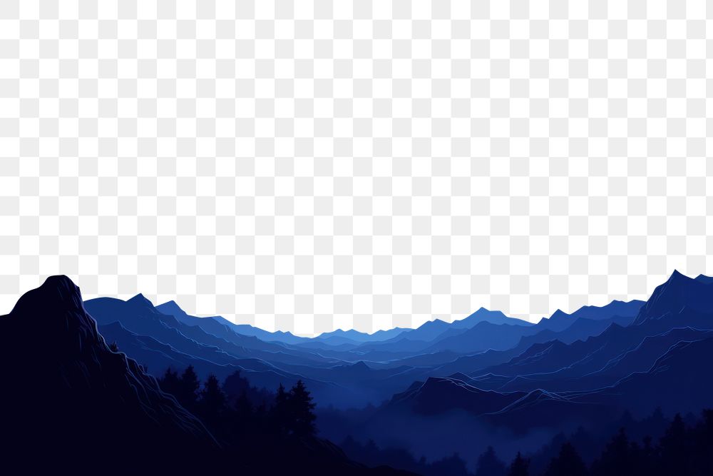 PNG Night sky landscape mountain outdoors