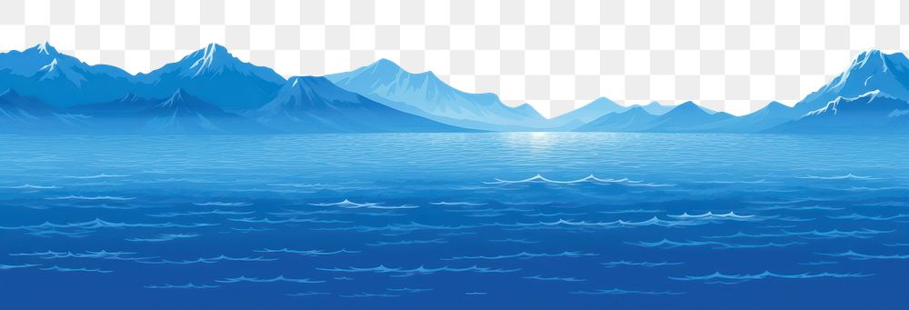 PNG Sea landscape backgrounds outdoors. AI generated Image by rawpixel.