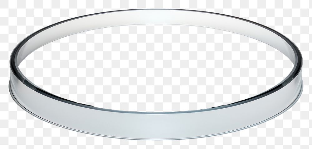 PNG  Transparent glass hoop sheet white accessories reflection.