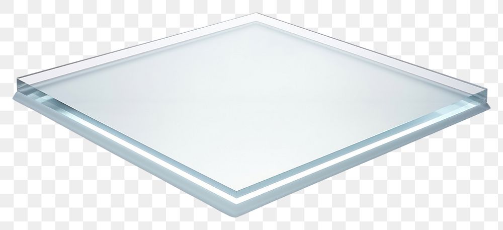 PNG  Transparent glass square sheet white background simplicity rectangle.