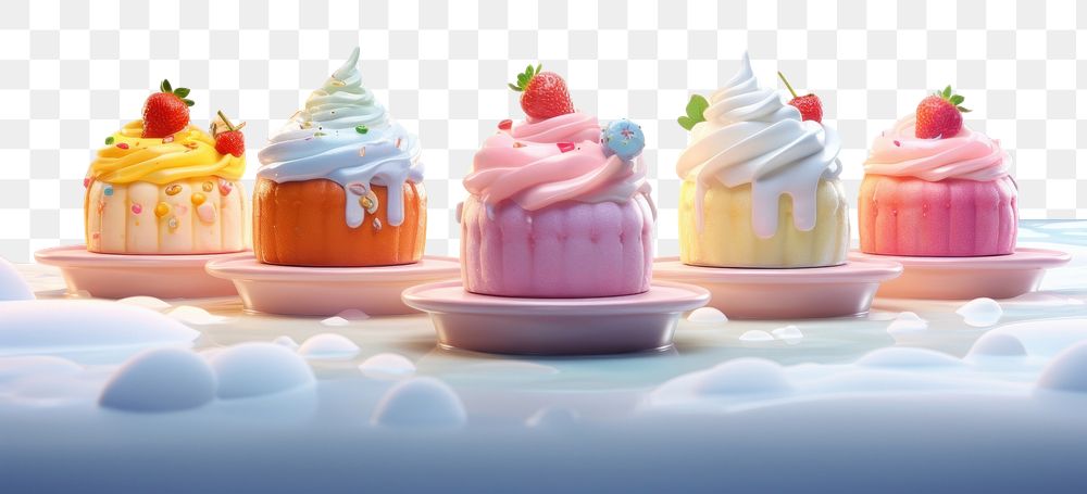 PNG Cake dessert cupcake icing.