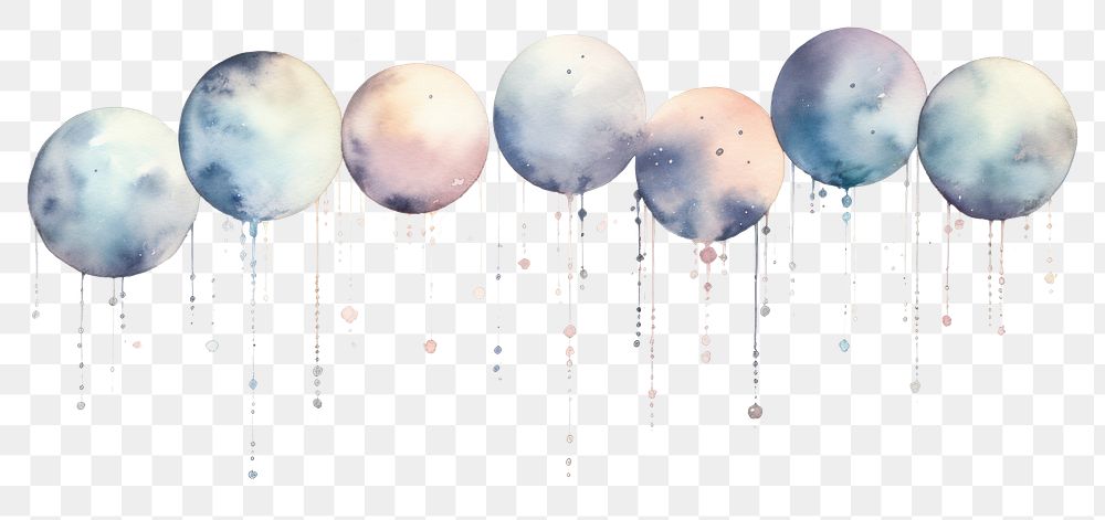 PNG Moons balloon sphere space.