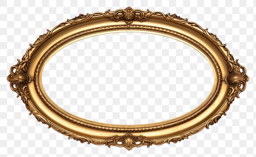 PNG  Oval jewelry frame photo