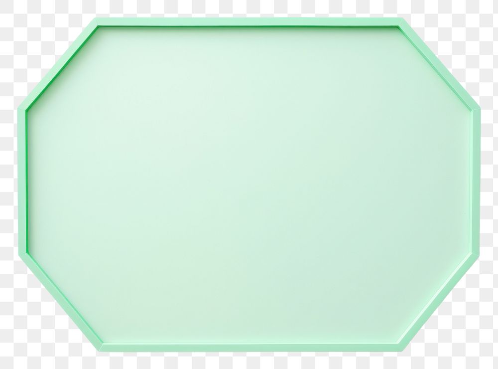 PNG  Modern mint green hexagon white background rectangle turquoise.