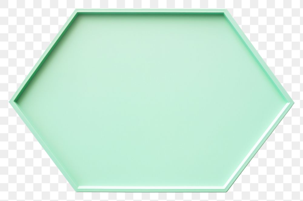 PNG  Modern mint green hexagon white background electronics simplicity.