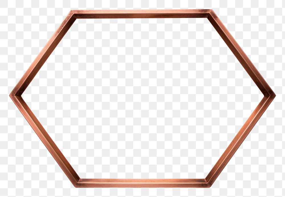 PNG  Stunning design copper hexagon white background architecture simplicity.