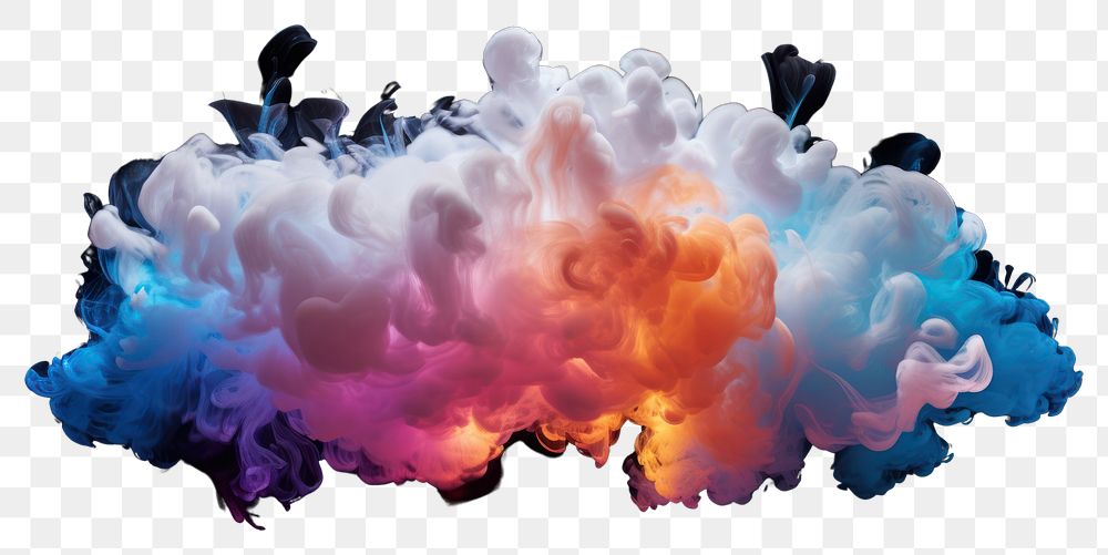 PNG Cloud smoke black background creativity.