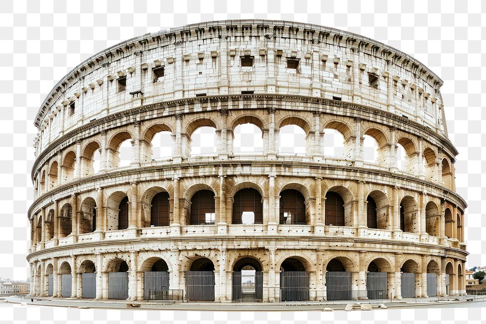 PNG  Colosseum in Rome architecture colosseum building.