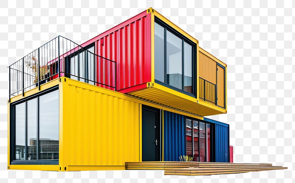 PNG  Container architecture building white background outdoors.