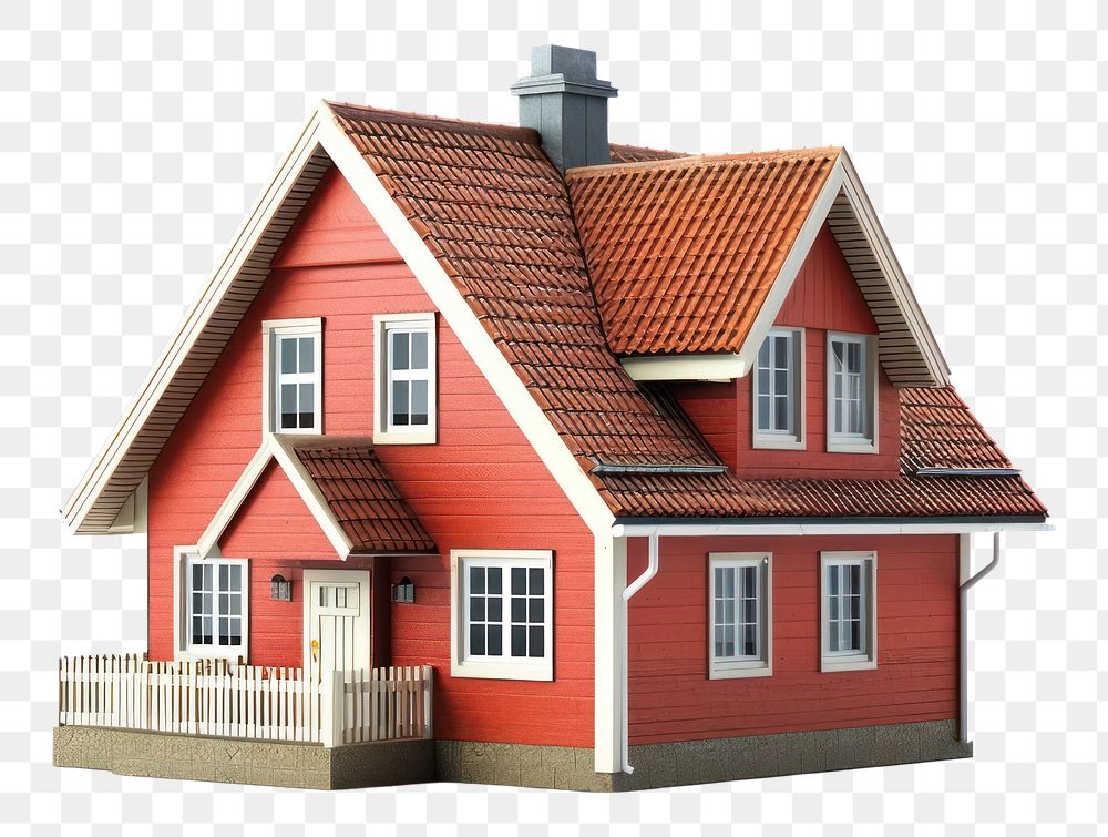 PNG  Scandinavian house architecture building cottage.
