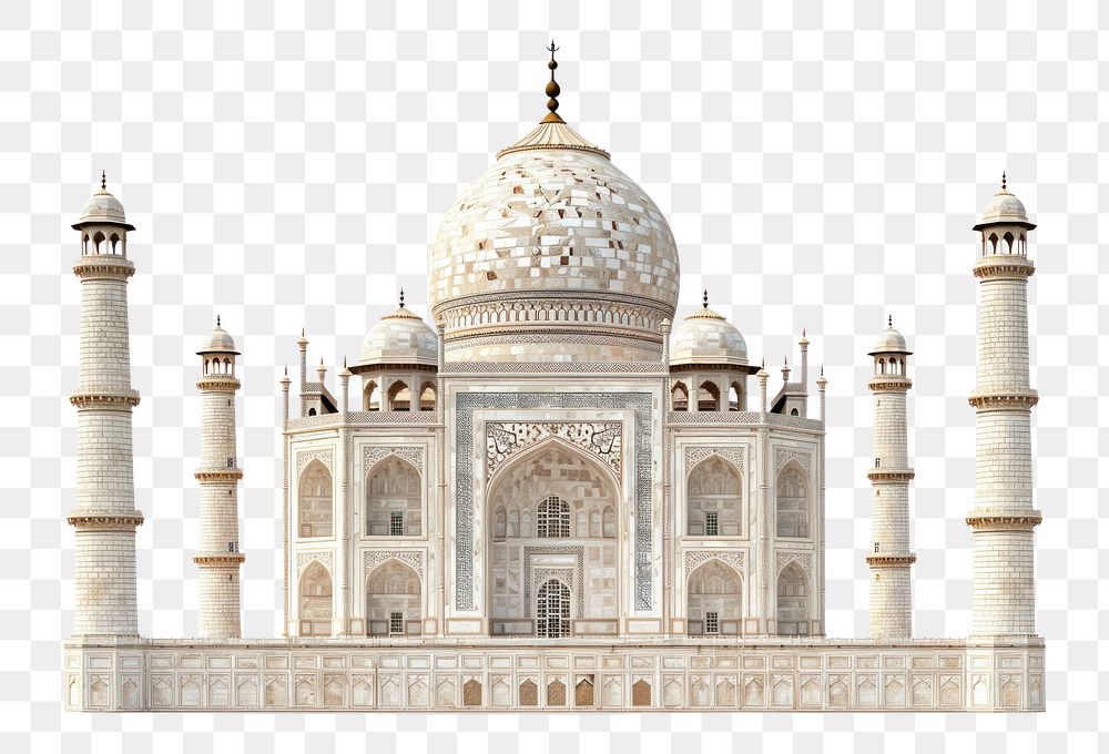 PNG  Taj mahal architecture building landmark.