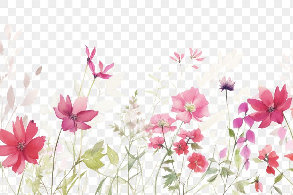 PNG Minimal pink flowers backgrounds outdoors blossom.
