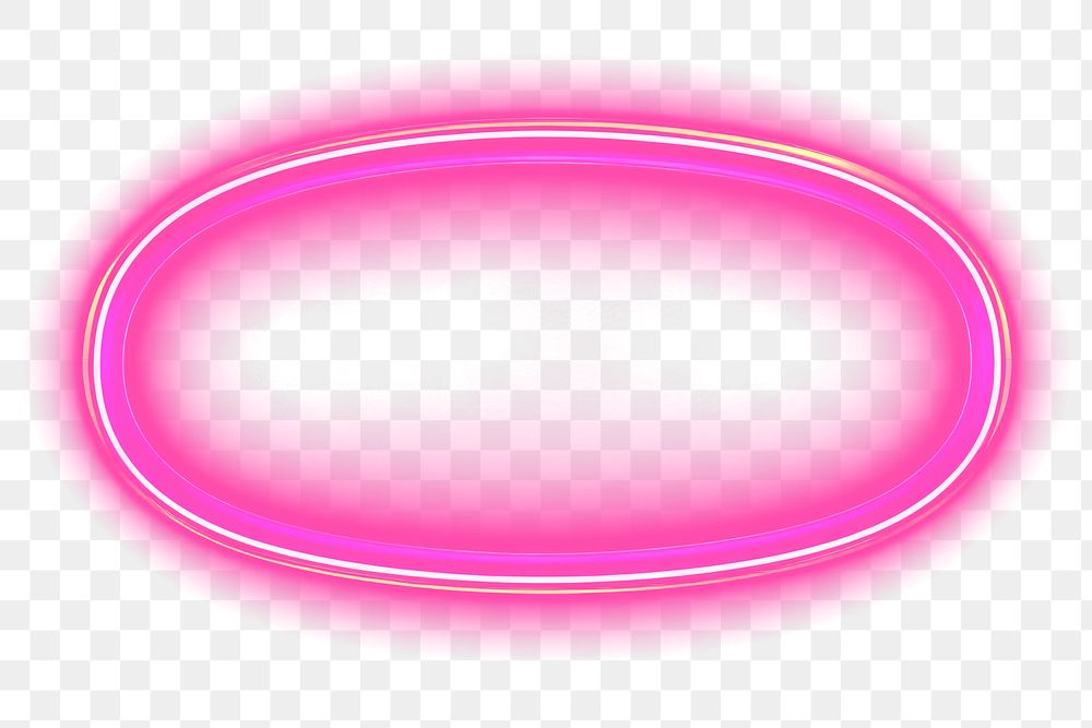 PNG  Oval neon background light illuminated darkness. AI generated Image by rawpixel.