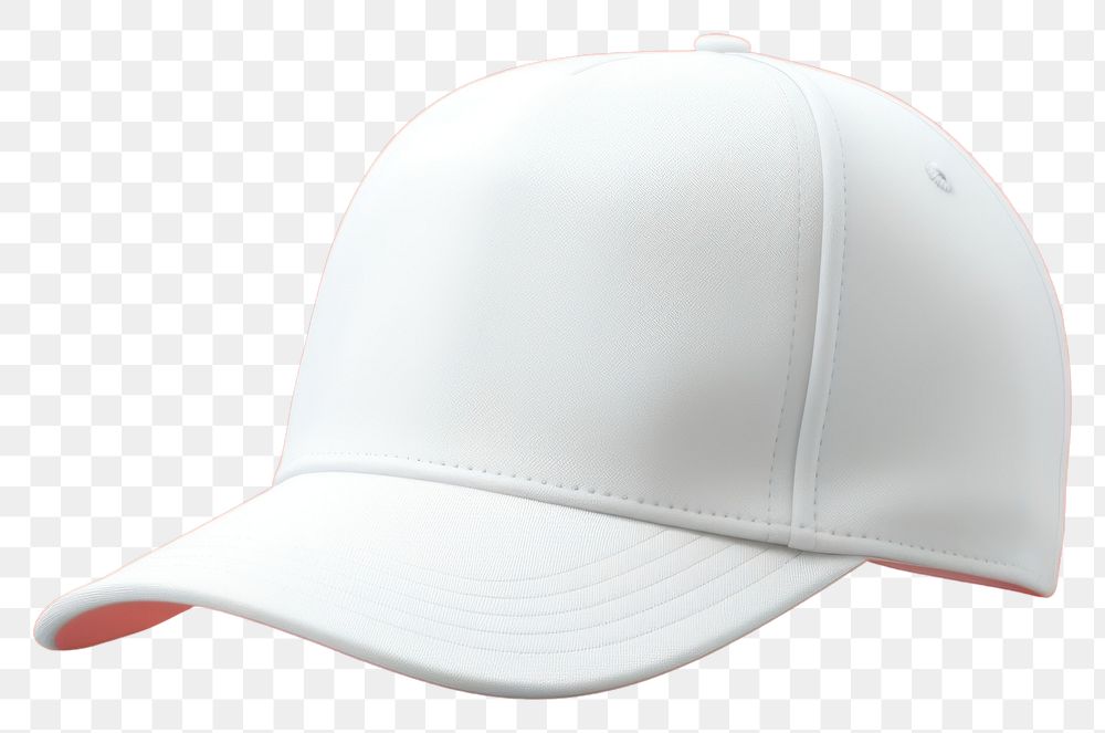 PNG Hat mockup white headwear headgear.