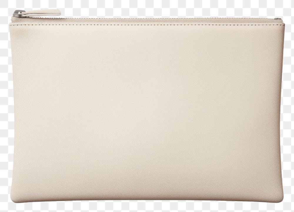 PNG Pouch bag mockup handbag wallet gray.