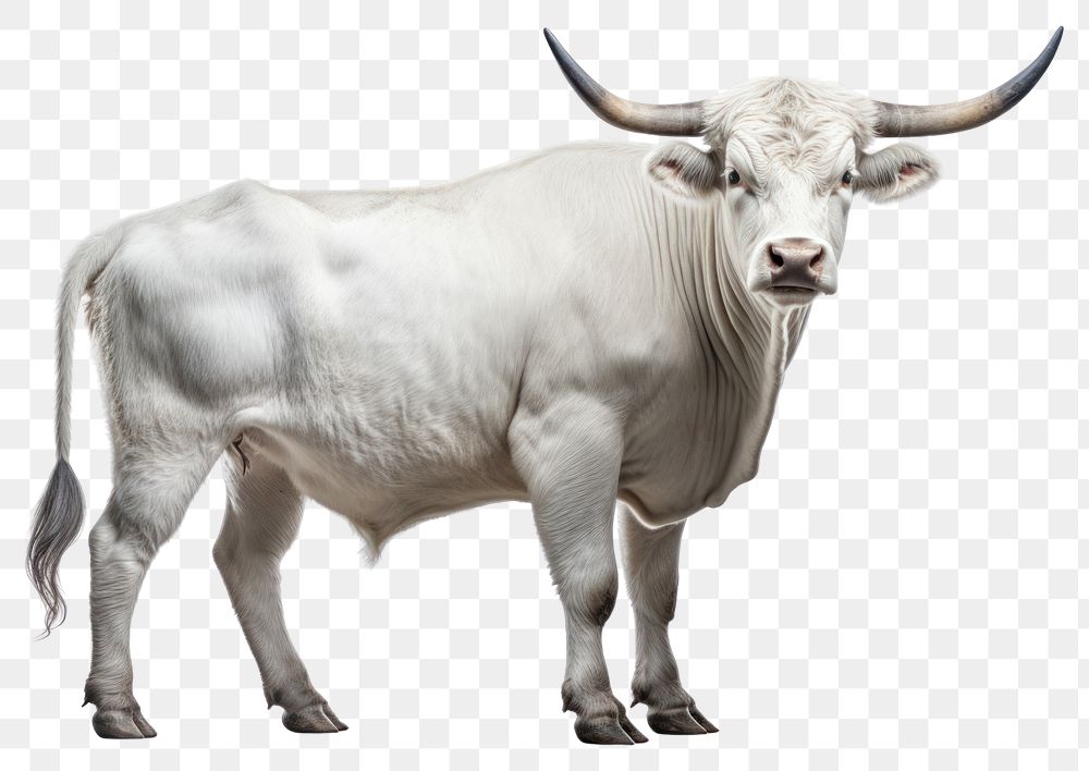 PNG Bull livestock mammal cattle.