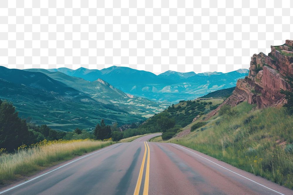 PNG Colorado in America outdoors highway freeway.