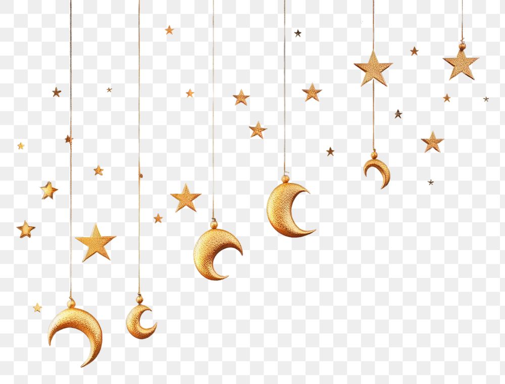 PNG  Ramadan Kareem holiday astronomy crescent hanging