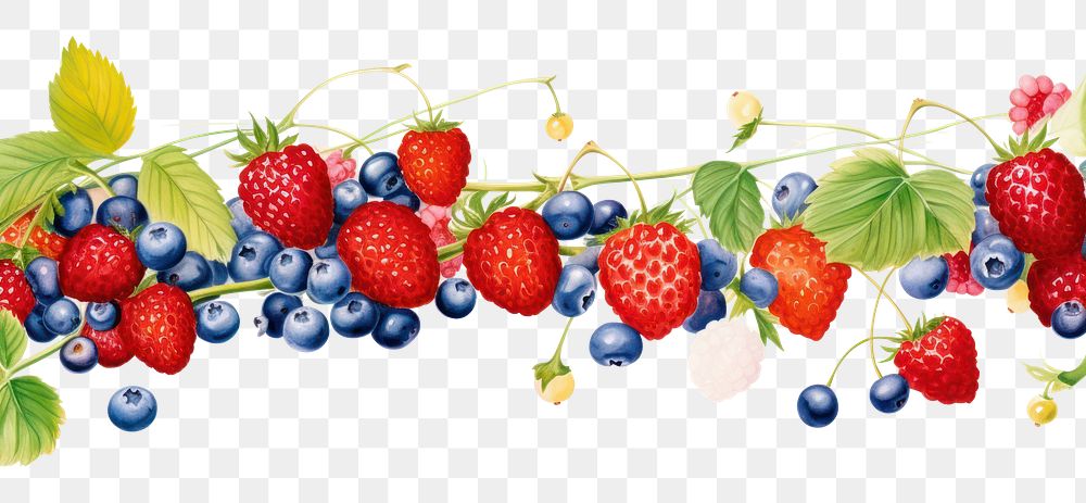 PNG Berry strawberry blueberry raspberry.