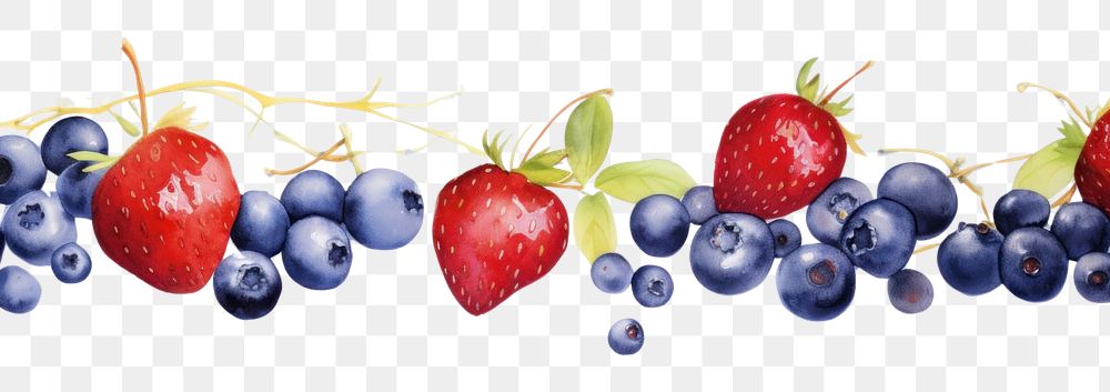 PNG Berry strawberry blueberry fruit.