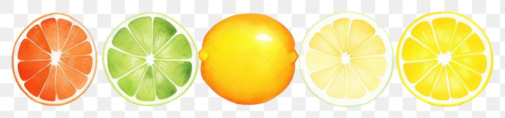 PNG Citrus grapefruit lemon plant.