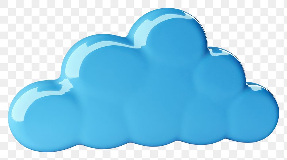 PNG  Cloud blue white background turquoise. AI generated Image by rawpixel.