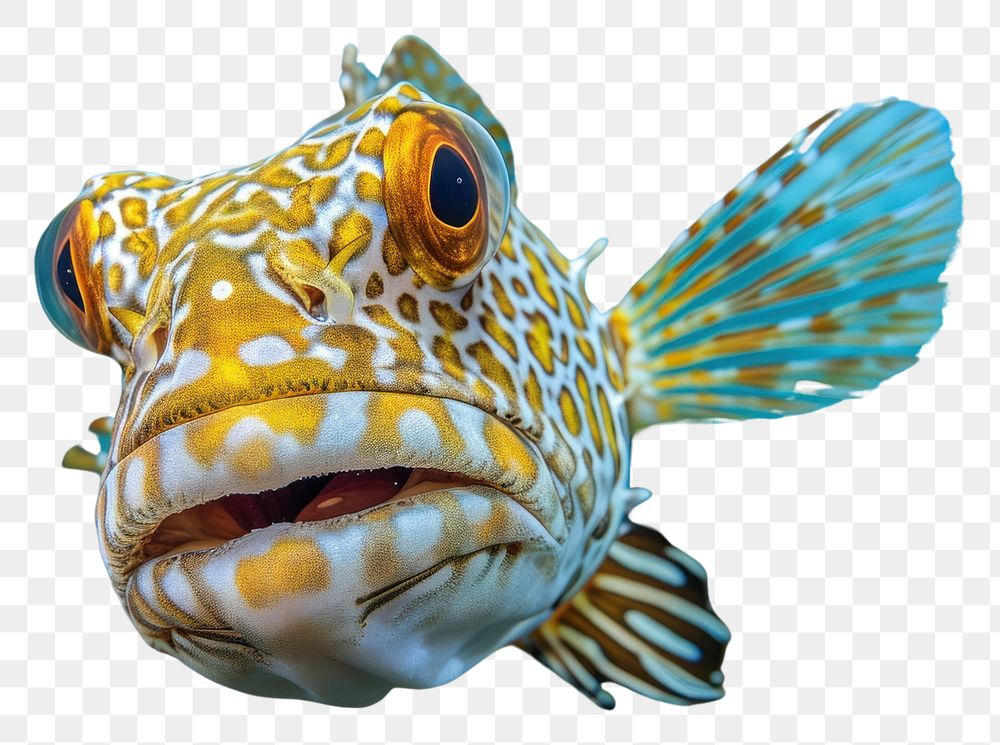 PNG The other fish swimming in deep sea underwater outdoors animal.