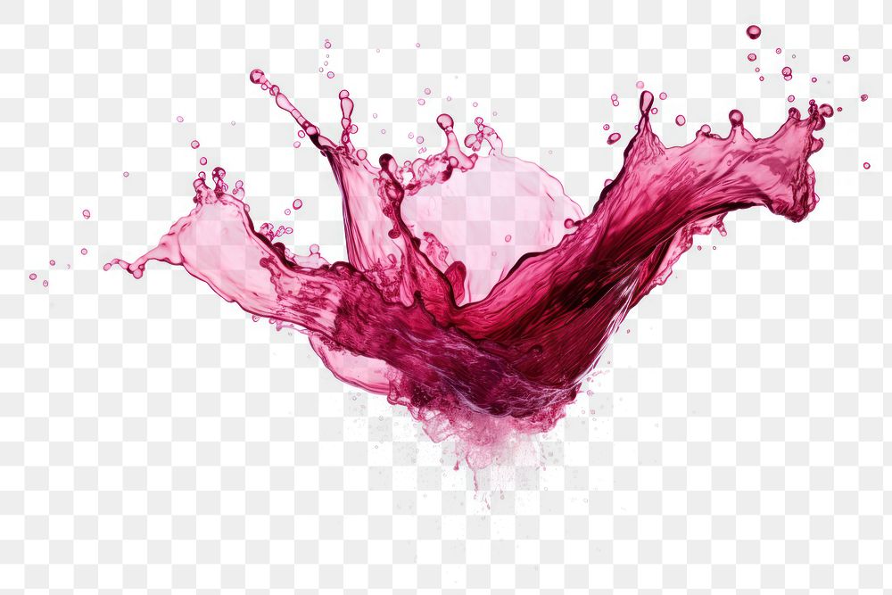 PNG  Wine white background refreshment splattered. AI generated Image by rawpixel.