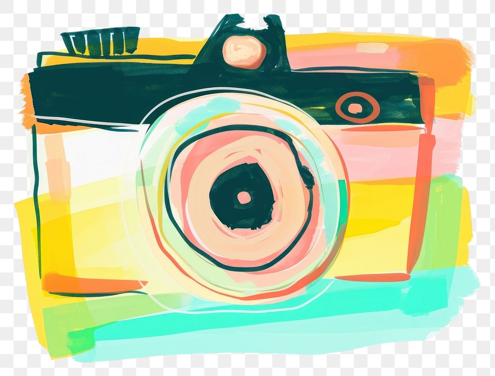 PNG  Camera painting drawing sketch. AI generated Image by rawpixel.