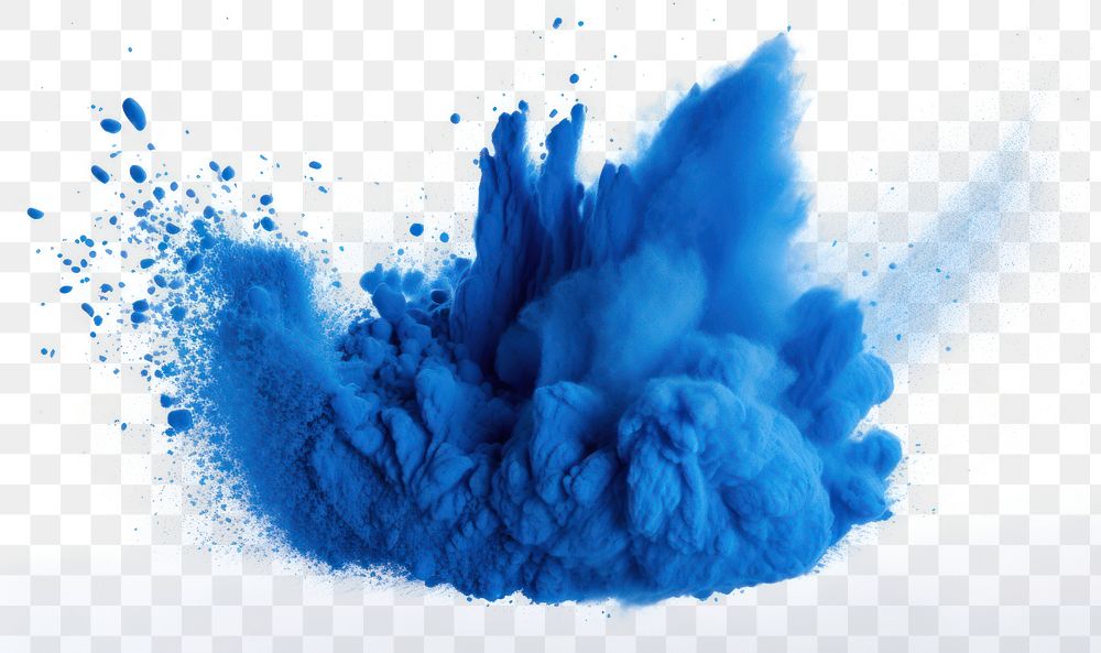 PNG  Powder blue white background splattered. AI generated Image by rawpixel.