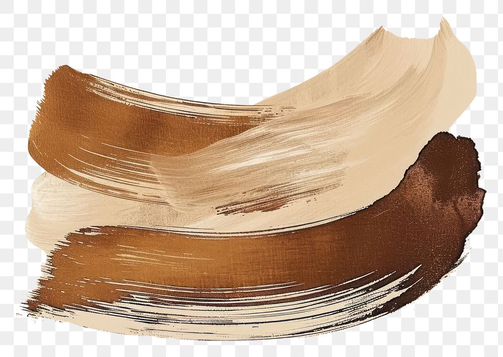 PNG Collage of a light brown backgrounds abstract brush.