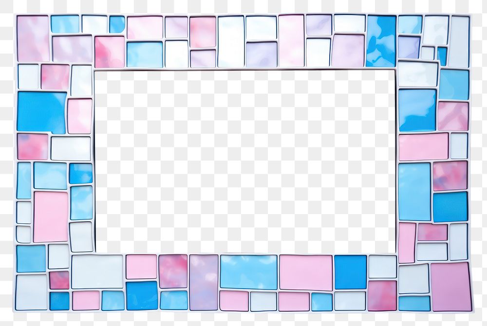 PNG  Art backgrounds mosaic frame.