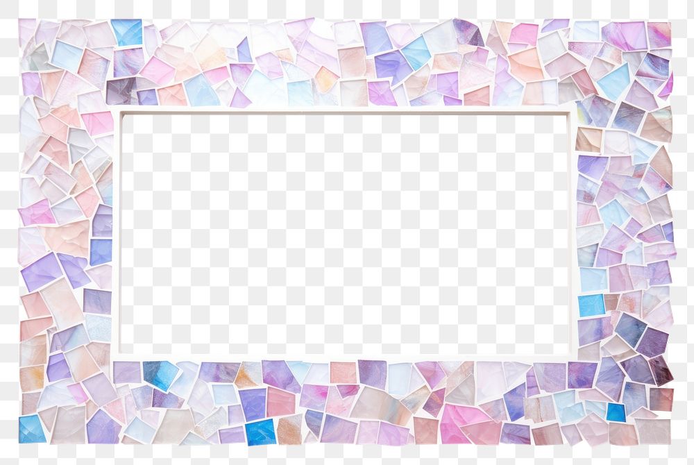 PNG  Diamond backgrounds mosaic frame.
