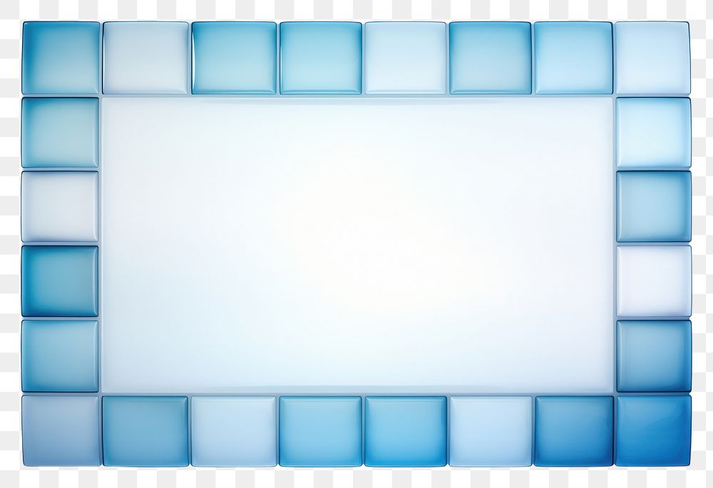 PNG  Rectangle backgrounds frame blue.