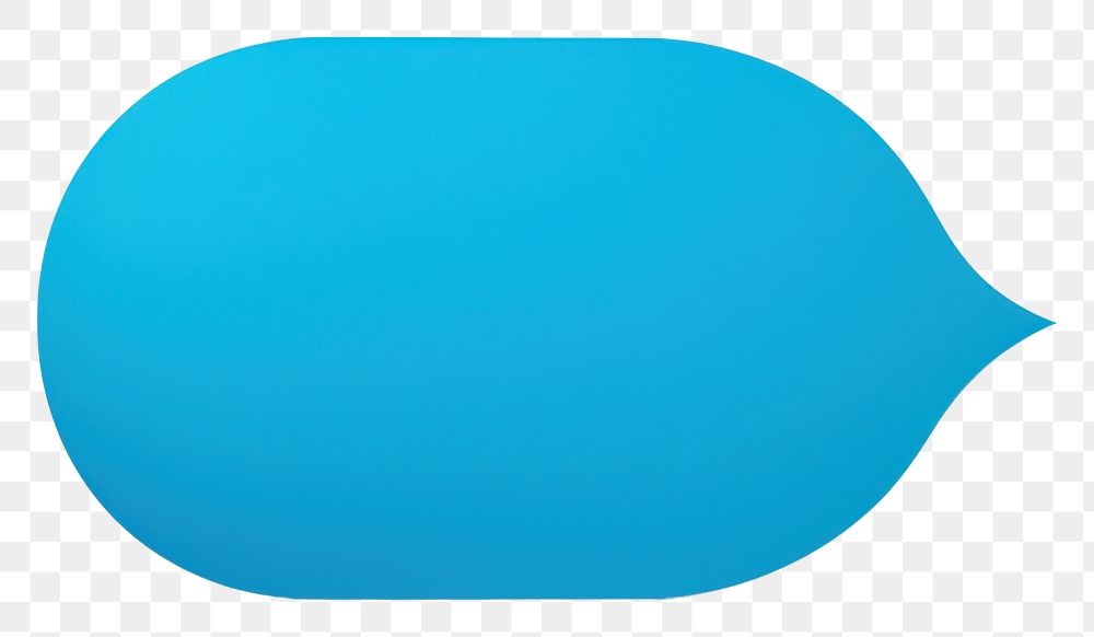 PNG Speech bubble shape blue white background simplicity. AI generated Image by rawpixel.