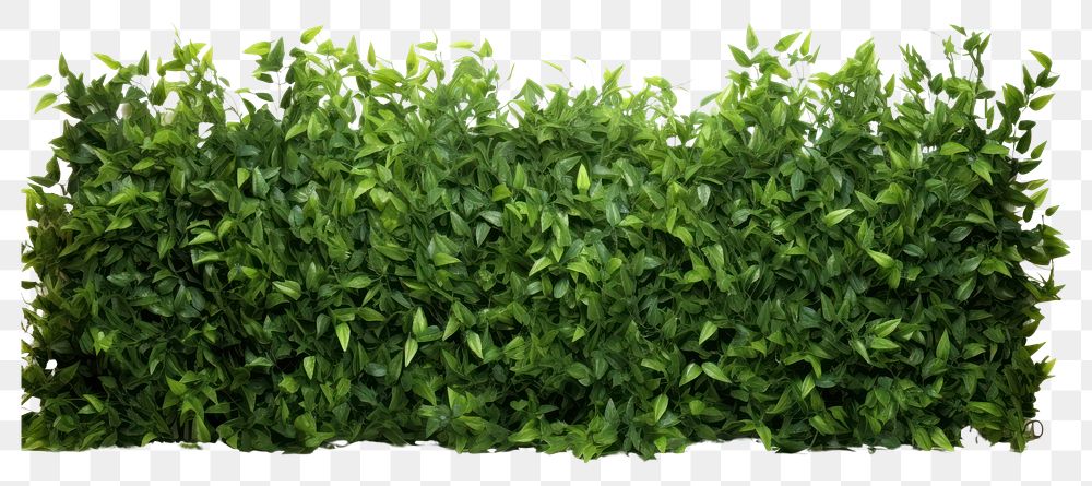 PNG  Bush hedge plant green. AI generated Image by rawpixel.