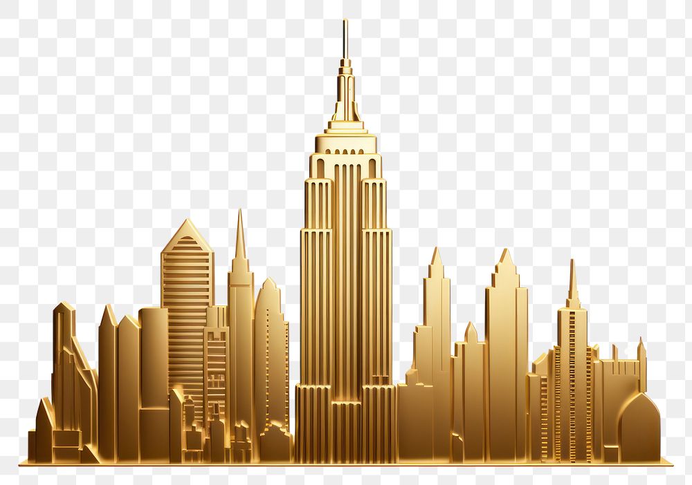 PNG New York symbol architecture metropolis landmark.
