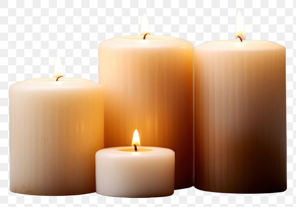 PNG  Candles decoration spirituality illuminated. AI generated Image by rawpixel.