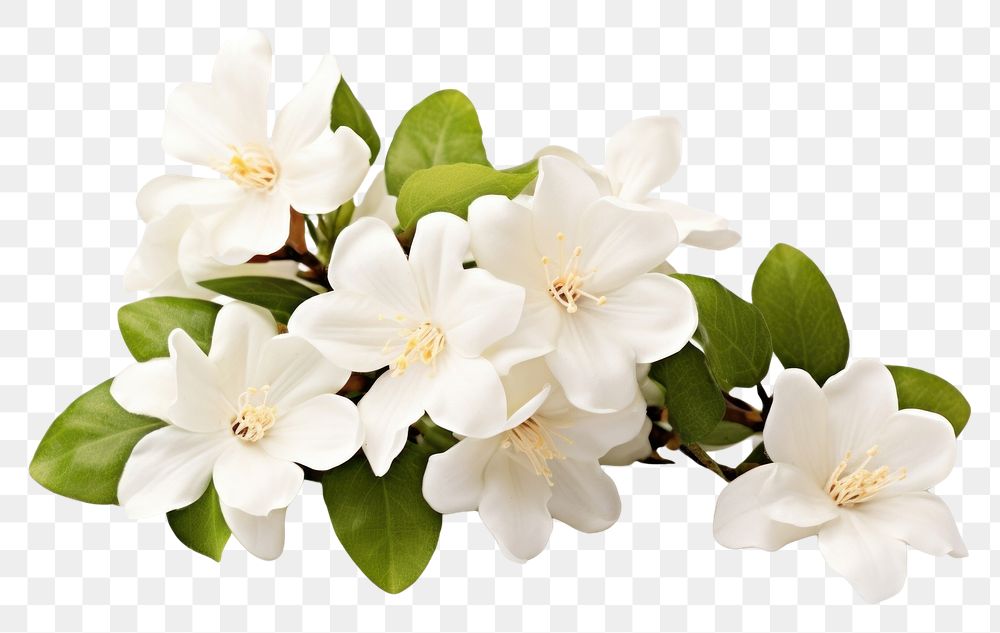 PNG  Jasmine blossom flower plant