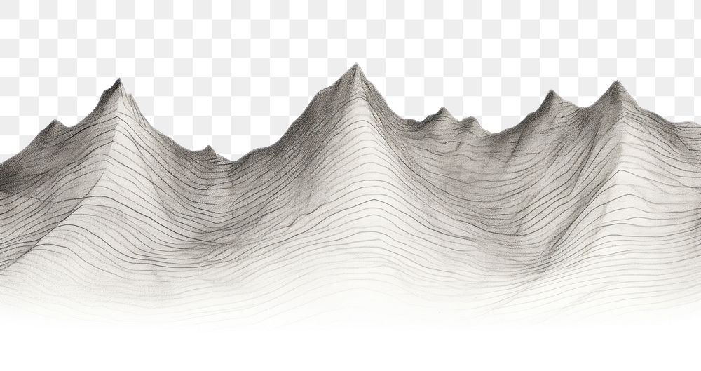 PNG Hills drawing sketch nature. AI generated Image by rawpixel.